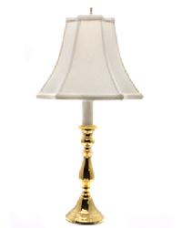 Candlestick Lamp-White